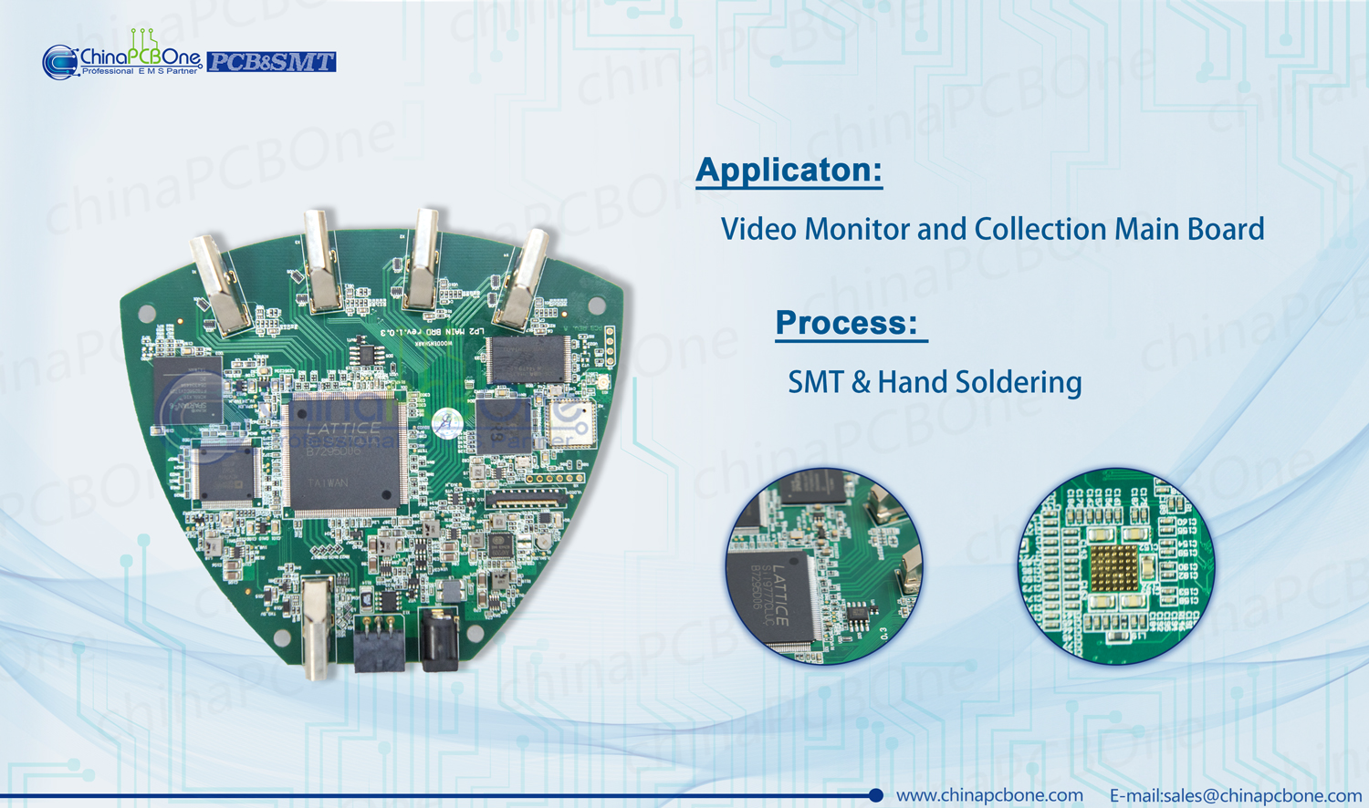 Video Monitor and Collection Main Board
