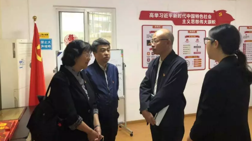 市委指导组和西城区领导到牛街调研“党建引领破解物业管理难题”工作