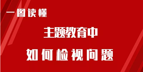 送你一份独家干货包！一图读懂主题教育中如何检视问题