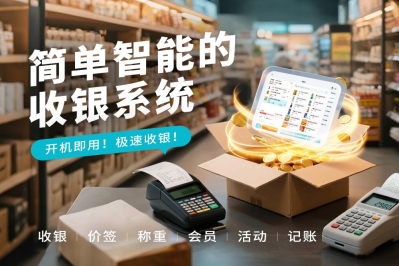 收银系统选对了吗？智慧记让收银、称重、营销全搞定，开店更轻松！